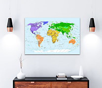 Obraz do kancelárie Politická mapa sveta 1547